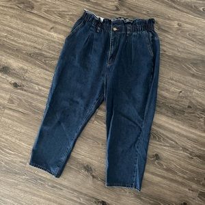 SHEIN Paperbag Waist Jeans